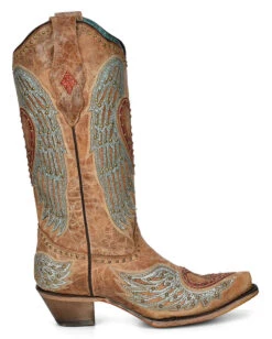Corral Women's Heart & Wings Overlay Western Boots 9 Corral Women's Heart & Wings Overlay Western Boots -Ladies Western Cowboy Shop COR202205 0039 A4235 boot 01