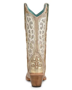 Corral Women's Overlay Embroidery Studs & Crystals Western Boots -Ladies Western Cowboy Shop COR202207 2 0016 C3895 boot 13