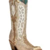Corral Women's Overlay Embroidery Studs & Crystals Western Boots -Ladies Western Cowboy Shop COR202207 2 0018 C3895 boot 03