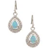 Montana Silversmiths Women's Opal Drop Earrings -Ladies Western Cowboy Shop ER2536 0000 ER2536