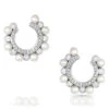 Montana Silversmiths Women's Horseshoe Pearl Earrings 2 Montana Silversmiths Women's Horseshoe Pearl Earrings -Ladies Western Cowboy Shop ER4781 0000 Layer1
