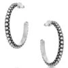 Montana Silversmiths Women's Bead Hoop Earrings -Ladies Western Cowboy Shop ER4788 0000 Layer1