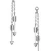 Montana Silversmiths Women's Doubling Arrow Earrings 2 Montana Silversmiths Women's Doubling Arrow Earrings -Ladies Western Cowboy Shop ER4829 0000 ER4829