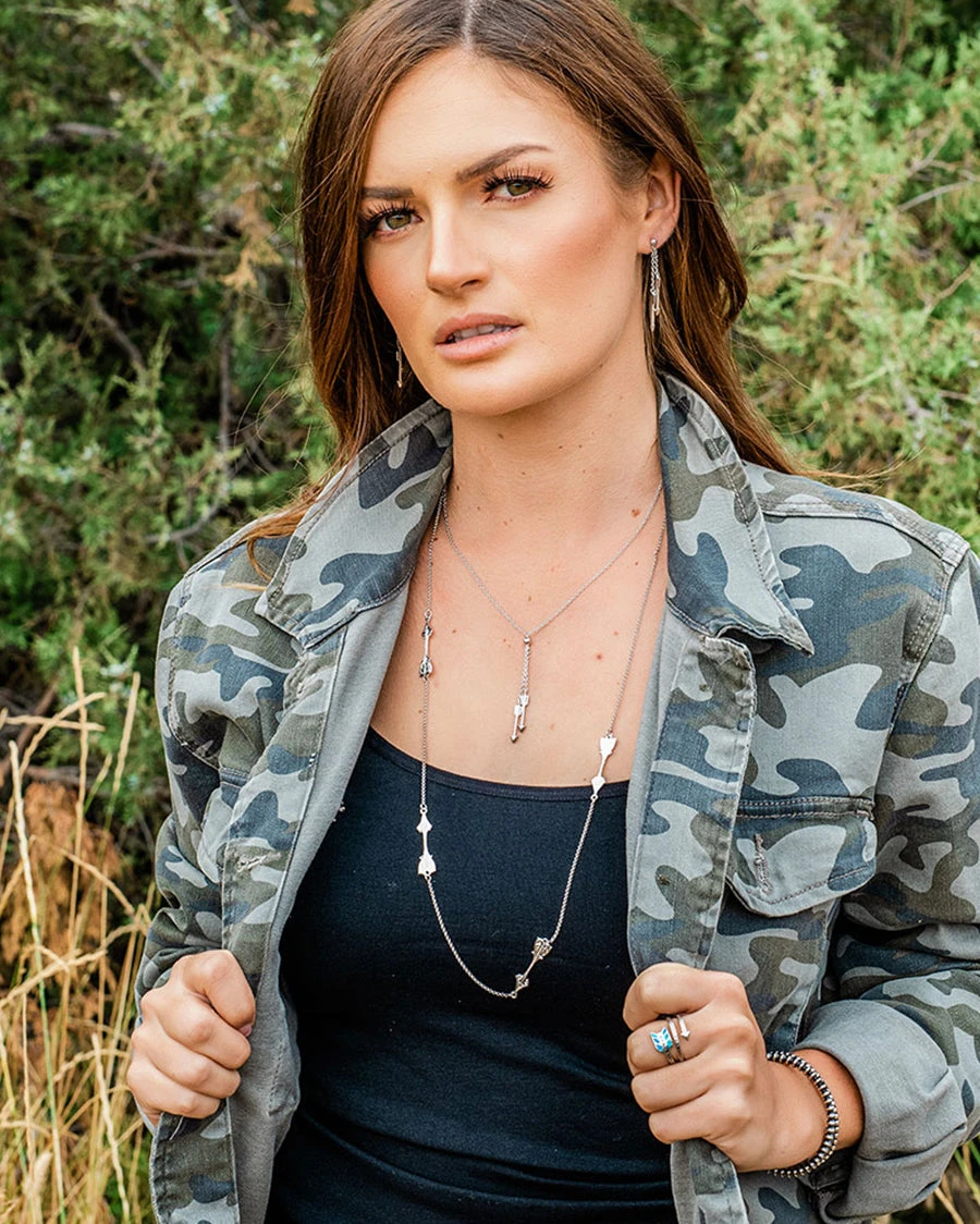 Montana Silversmiths Women's Doubling Arrow Earrings 4 Montana Silversmiths Women's Doubling Arrow Earrings - Image 2