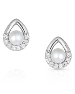 Montana Silversmiths Women's Cradled Stud Earrings