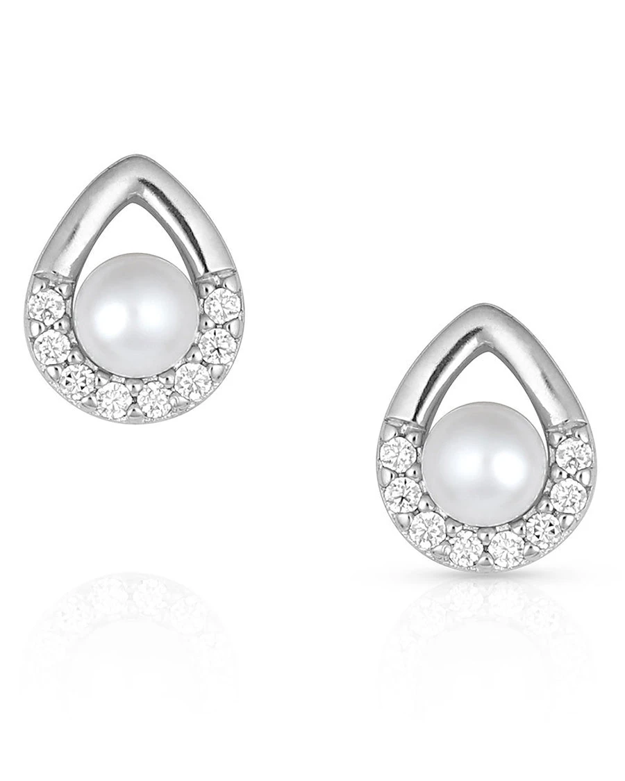 Montana Silversmiths Women's Cradled Stud Earrings 3 Montana Silversmiths Women's Cradled Stud Earrings