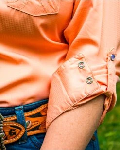 HOOey Women's Sol Long Sleeve Shirt -Ladies Western Cowboy Shop HT1614PK 0000 Layer5