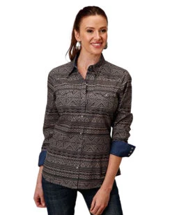 ROPER Women's Long Sleeve Print Shirt