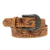 Nocona Women's Sunflower Embossed Belt 2 Nocona Women's Sunflower Embossed Belt -Ladies Western Cowboy Shop MFW202205 HP 0002 N320001608