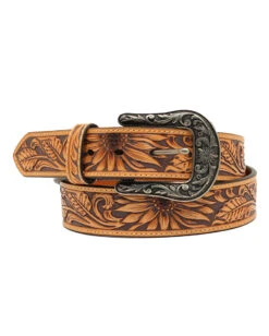 Nocona Women's Sunflower Embossed Belt