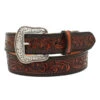 Nocona Women's Tucson Stitched Edge Embossed Belt 2 Nocona Women's Tucson Stitched Edge Embossed Belt -Ladies Western Cowboy Shop MFW202205 HP 0011 N2300167
