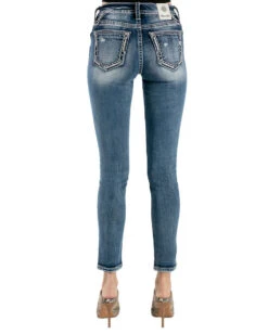 Women's Sweet And Simple Skinny Jeans