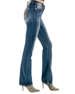 Women's Catching Dreams Bootcut Jeans -Ladies Western Cowboy Shop MMJ 2 0049 M3833B M748 B