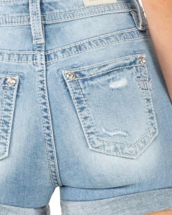 Women's Mid Rise Shorts 9 Women's Mid Rise Shorts -Ladies Western Cowboy Shop MMJ 2 0074 M3636H47 D
