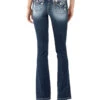 Women's Star Spangled Mid-Rise Bootcut Jeans 2 Women's Star Spangled Mid-Rise Bootcut Jeans -Ladies Western Cowboy Shop MMJ 0027 M3859B2 C