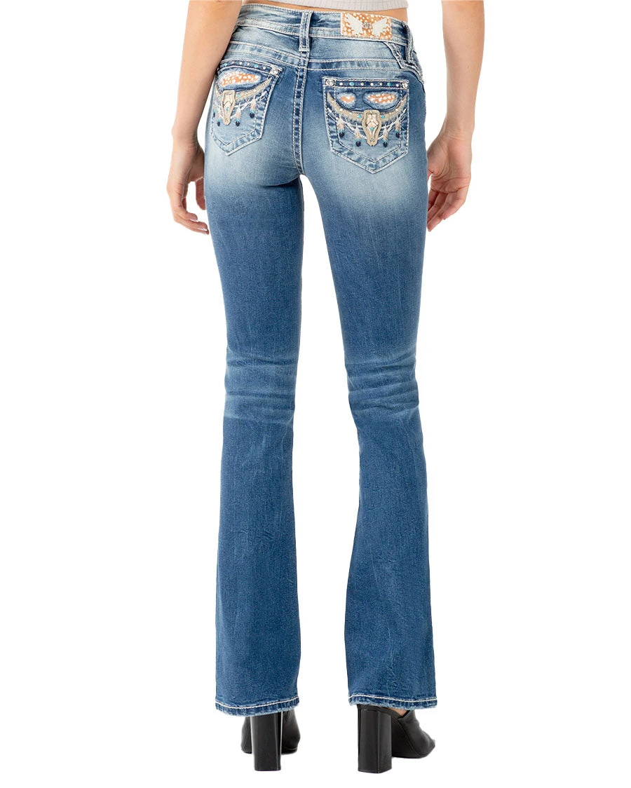 Women's Oh My Steer Mid-Rise Bootcut Jeans 3 Women's Oh My Steer Mid-Rise Bootcut Jeans