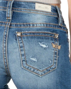 Women's Essential Mid-Rise Shorts -Ladies Western Cowboy Shop MMJ202205 0035 M3636H39 D