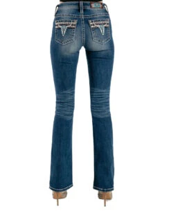 Women's Turquoise Steelhead Bootcut Jeans