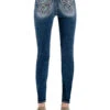 Women's Western Cross-Stitch Skinny Jeans