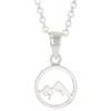 Montana Silversmiths Women's Mountain Majesty Charm Necklace -Ladies Western Cowboy Shop NC4523 0000 Layer1
