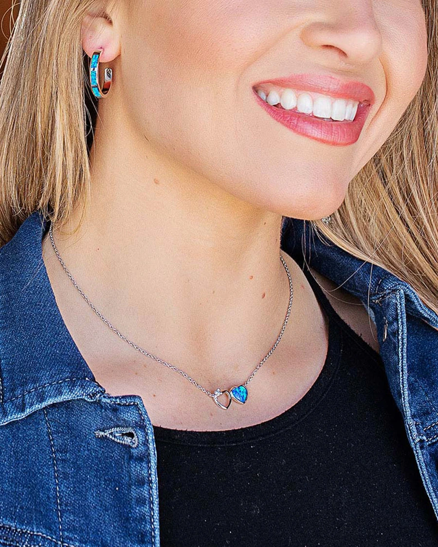 Montana Silversmiths Women's Mirrored Heart Necklace 4 Montana Silversmiths Women's Mirrored Heart Necklace - Image 2