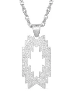 Montana Silversmiths Women's Storm Geometric Necklace -Ladies Western Cowboy Shop NC4700 0002 NC4700 alt