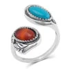 Montana Silversmiths Women's Earth And Sky Adjustable Ring -Ladies Western Cowboy Shop RG4738 0000 RG4738