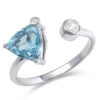 Montana Silversmiths Women's Azure Wrap Ring 1 Montana Silversmiths Women's Azure Wrap Ring -Ladies Western Cowboy Shop RG4756 0000 RG4756