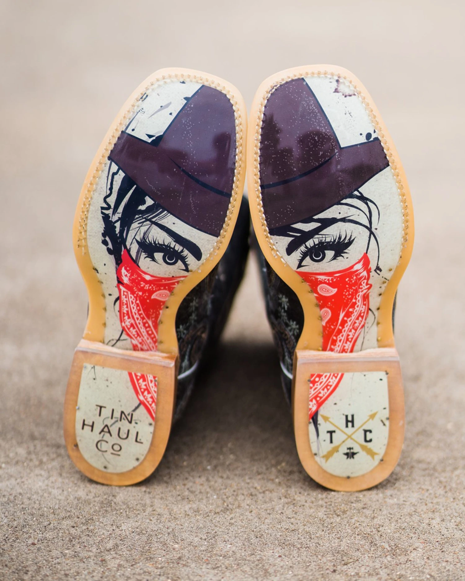 Women's Bandana Bandit Western Boots 4 Women's Bandana Bandit Western Boots - Image 2