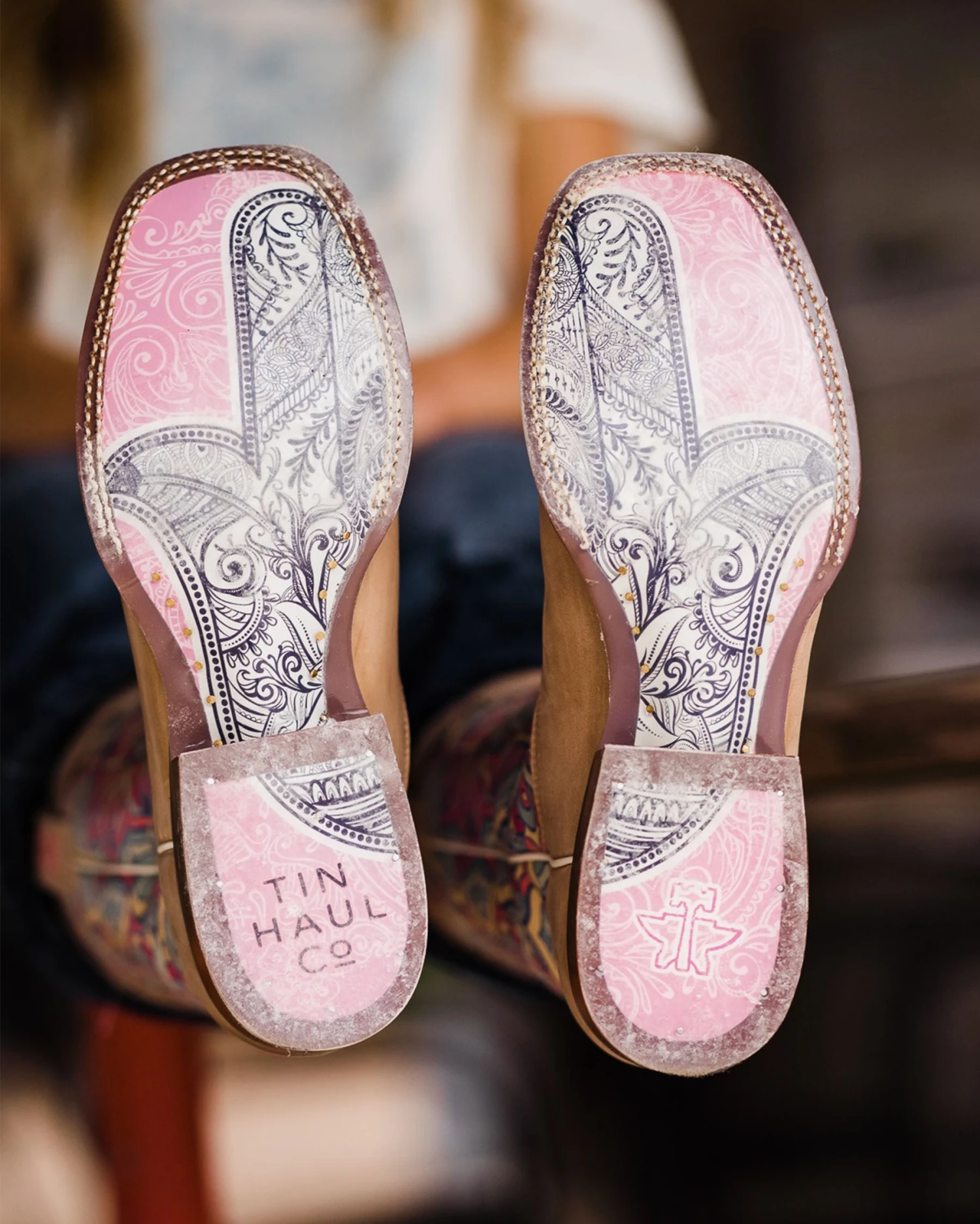 Women's Inner Peace Mandala Sole Western Boots 5 Women's Inner Peace Mandala Sole Western Boots - Image 3