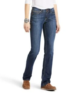 Ariat Women's R.E.A.L. Perfect Rise Analise Stackable Straight Leg Jeans