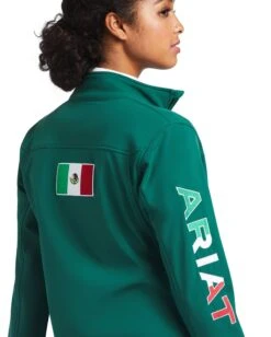 Ariat Women's Classic Team Softshell MEXICO Jacket -Ladies Western Cowboy Shop Template 0121 S22 WMS ENGL 10039460 detail02