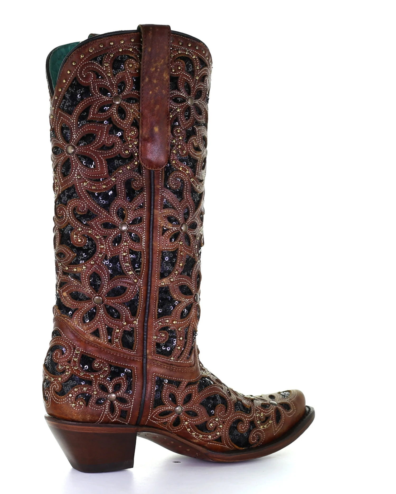 Corral Women's Studs And Embroidery Western Boots 4 Corral Women's Studs And Embroidery Western Boots - Image 2