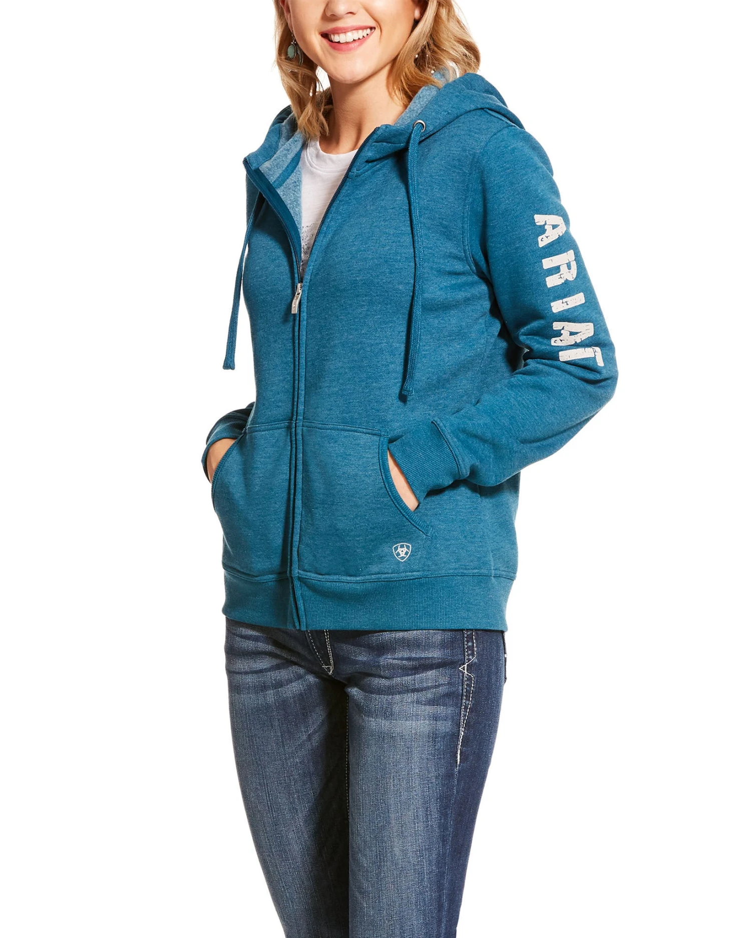Ariat Women's REAL Full Zip Hoodie 3 Ariat Women's REAL Full Zip Hoodie