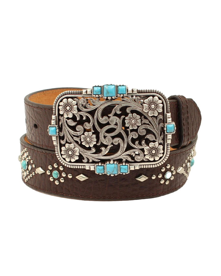 Nocona Women's Turquoise Southwestern Belt 3 Nocona Women's Turquoise Southwestern Belt