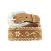 Nocona Women's Floral Embroidery Wide Belt