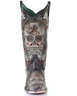 Corral Women's Sugar Skull Western Boots -Ladies Western Cowboy Shop Untitled 1 0005 Layer3 9d01c29f 467f 445e 8594 0801dc6077e1
