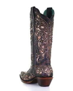 Corral Women's Inlay Embroidery Western Boots -Ladies Western Cowboy Shop Untitled 1 0006 A4124 ALTA09