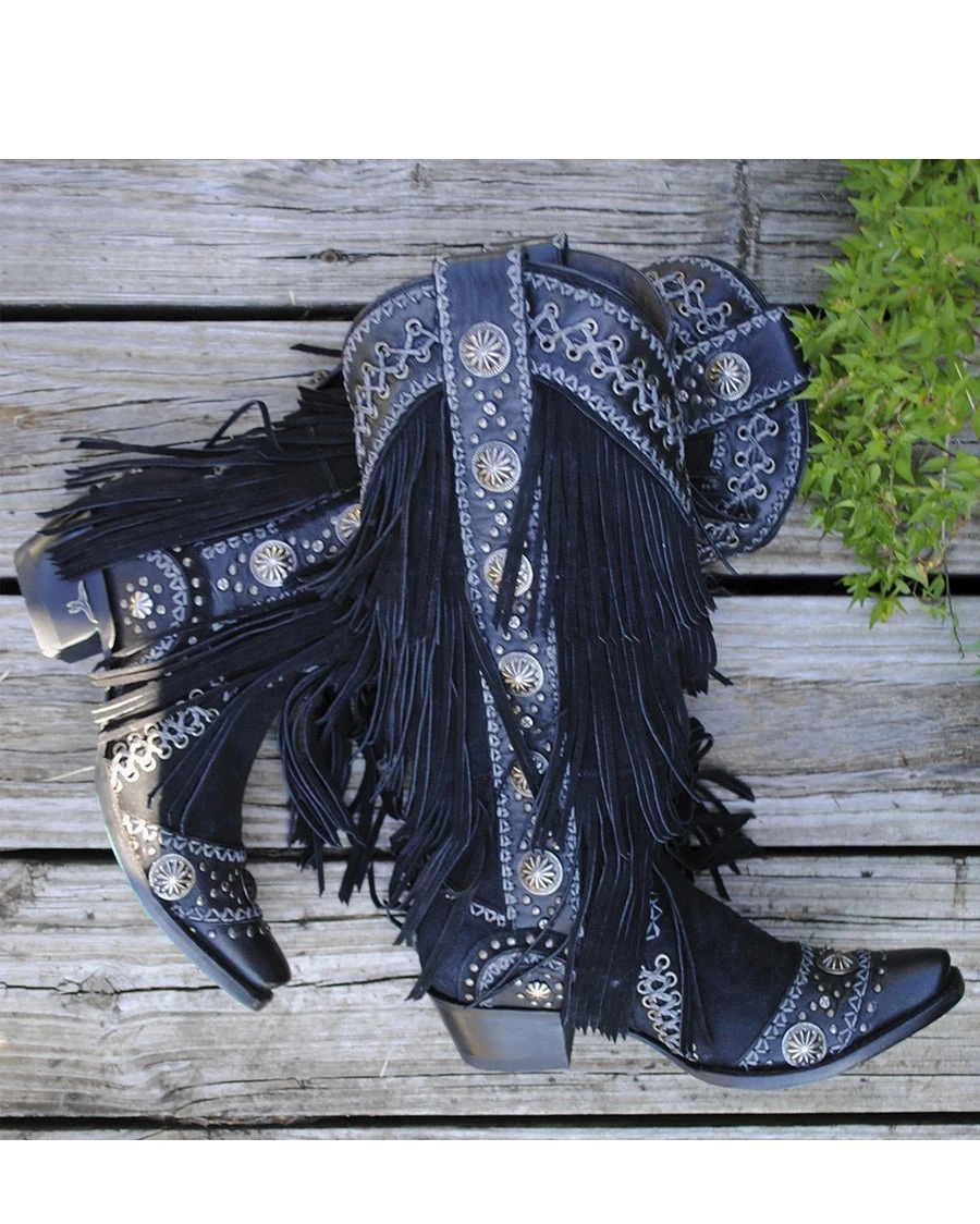 Women's Wind Walker Fringe Boots 4 Women's Wind Walker Fringe Boots - Image 2