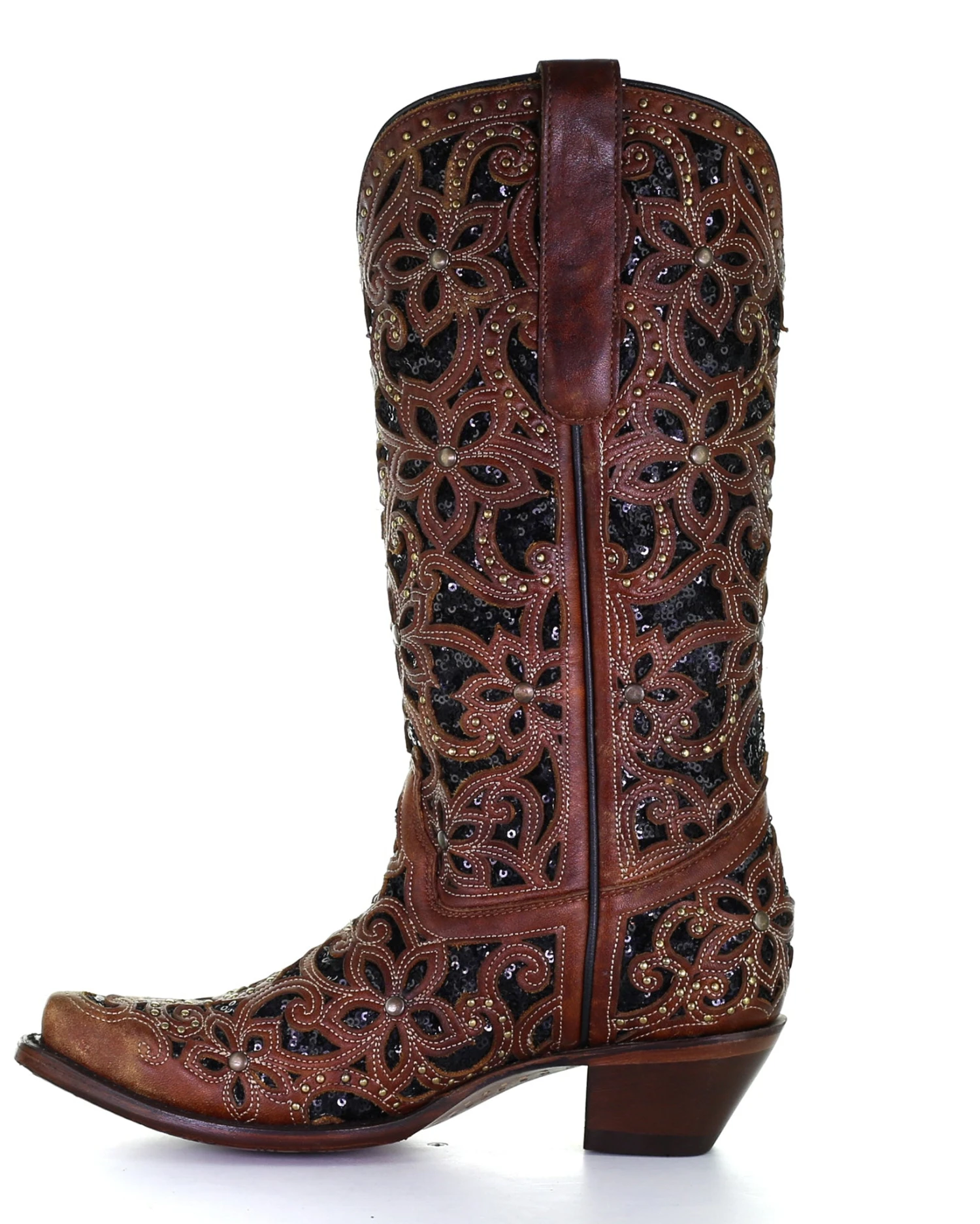 Corral Women's Studs And Embroidery Western Boots 9 Corral Women's Studs And Embroidery Western Boots - Image 7