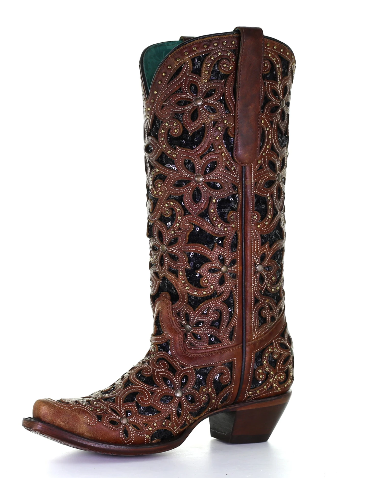 Corral Women's Studs And Embroidery Western Boots 10 Corral Women's Studs And Embroidery Western Boots - Image 8