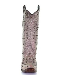 Corral Women's Butterfly Inlay Western Boots 25 Corral Women's Butterfly Inlay Western Boots -Ladies Western Cowboy Shop Untitled 1 0011 A4088 ALTA04
