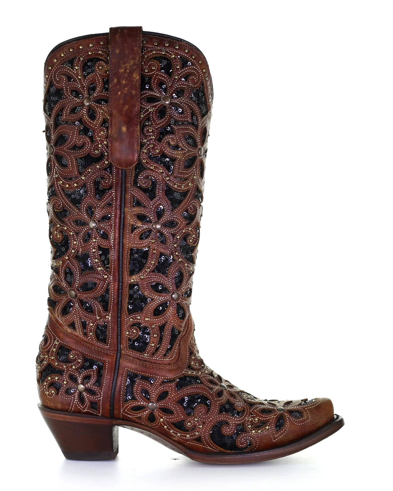 Corral Women's Studs And Embroidery Western Boots 14 Corral Women's Studs And Embroidery Western Boots - Image 12