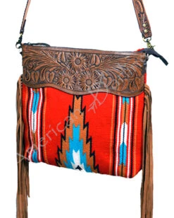 Women's Saddle Blanket Fringe Tote