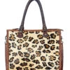 Women's Cheetah Print Conceal Carry Tote