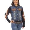 Scully Women's Aztec Denim Jacket 1 Scully Women's Aztec Denim Jacket -Ladies Western Cowboy Shop Untitled 2 0000 Layer2 5a2b5025 f861 45c7 8571 9a91bcd36a5d