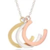 Montana Silversmiths Women's Trio Horseshoe Charm Necklace -Ladies Western Cowboy Shop Untitled 2 0002 Layer5 5da20d61 03d5 4e54 a416 cea71e176868