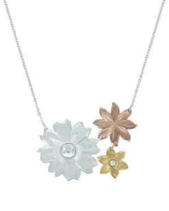 Montana Silversmiths Women's Treasure Sunrise Flower Necklace