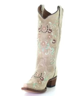 Corral Women's Floral Embroidered Western Boots -Ladies Western Cowboy Shop Untitled 2 0006 Layer6 ef7408f1 4111 4609 ae61 8e147e00acb0