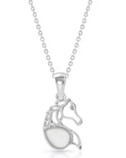 Montana Silversmiths Women's Equine Peace Necklace